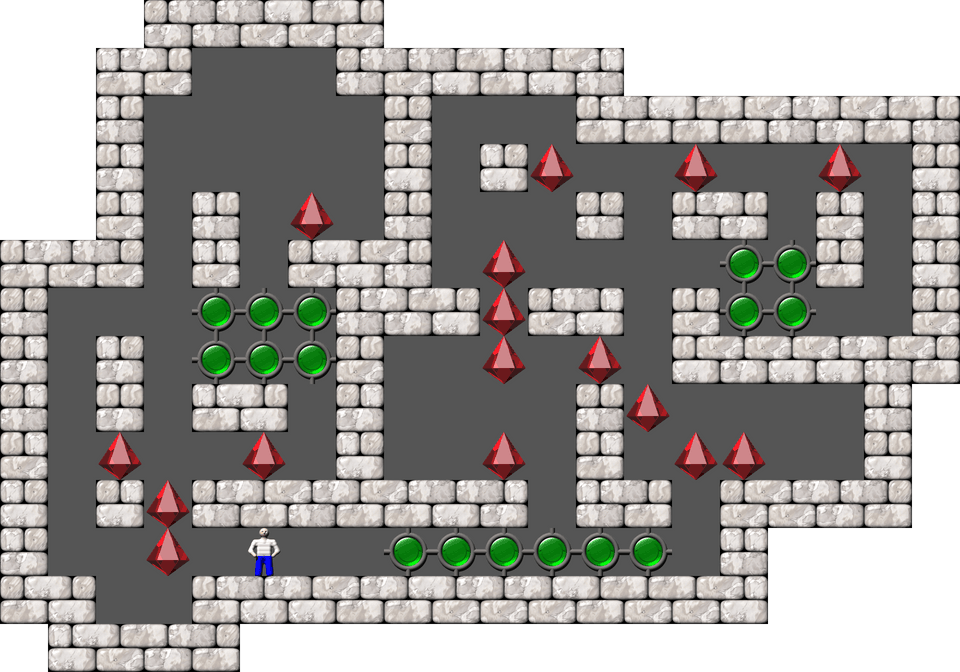 Sokoban Sonic 2 level 32